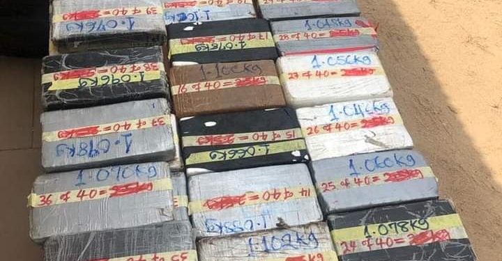 Hukumar NDLEA ta Kama Hodar Iblis Mai Nauyin Kilogiram 43.11 wadda aka kiyasta Kudin ta da Bilyan Talatin da Biyu.