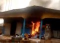 Breaking: Hoodlums Set Police Station Ablaze In Imo State