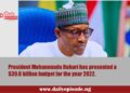 Buhari Unveils $39.8b Budget; National Development Plan To Be Launched