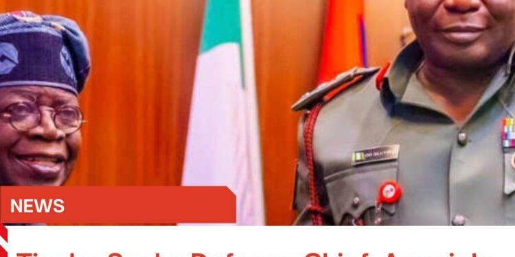 Tinubu Sacks Defence Chief, Appoints Oluyede as New Chief of Defence Staff