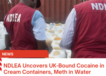 NDLEA Uncovers UK-Bound Cocaine in Cream Containers, Meth in Water Heater