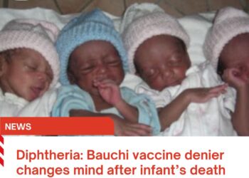 Diphtheria: Bauchi vaccine denier changes mind after infant’s death