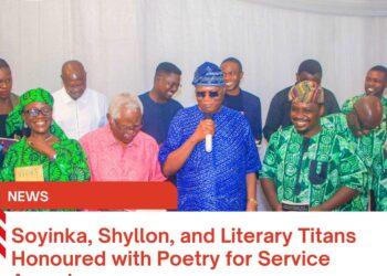 Soyinka, Shyllon, and Literary Titans Honoured with Poetry for Service Award